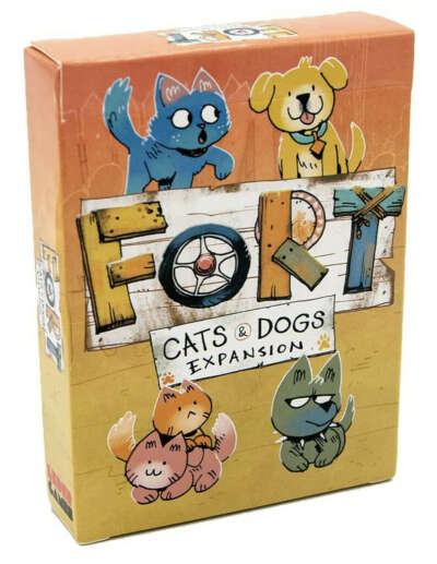 "Fort: cats and dogs" board game expansion