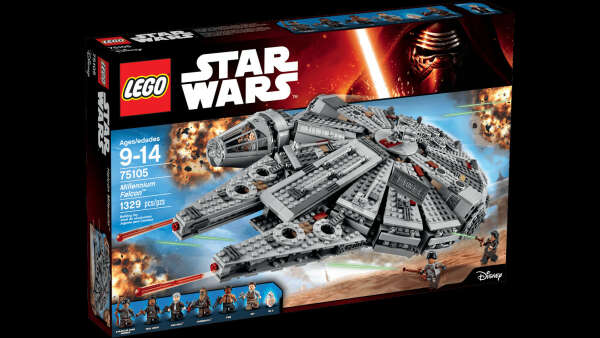 millennium falcon - lego star wars (75105)