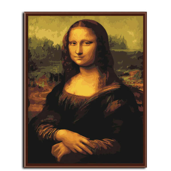 Mona Lisa – GeekoPicasso Paint-by-Number Kit - GeekoPlanet