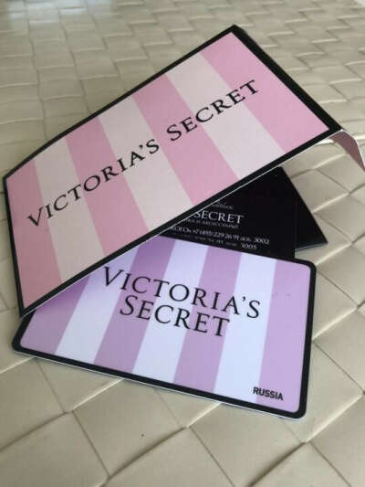 Сертификат в Victoria’s Secret