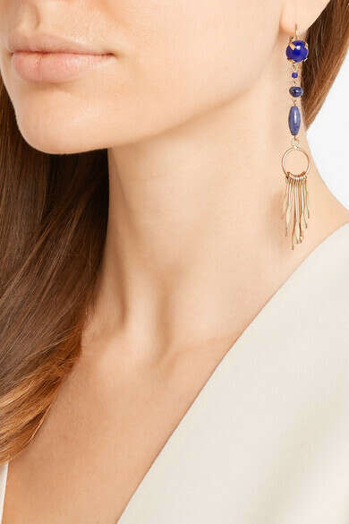 Isabel Marant - Jacques gold-tone multi-stone earrings