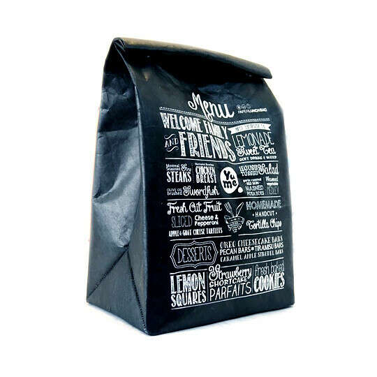 Ланч-пакет Paper Bag  / Black