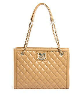 Love Moschino Structured Quilted Shoulder Bag