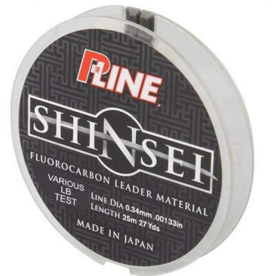 P-Line Shinsei Clear 100% Pure Fluorocarbon Leader 27 Yards