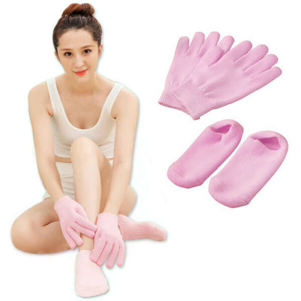 SPA Увлажняющие гелевые носочки + перчатки (комплект) Gel socks, gel gloves My Home