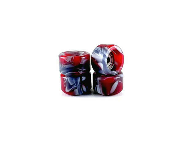 OFB URETHANE WHEELS-NEW STREET-RED & GREY