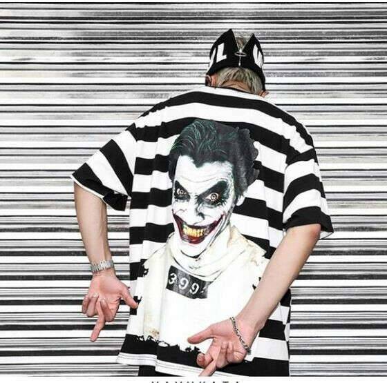 YAYUKATA HY4 "PRISONER" Casual Harajuku Tee