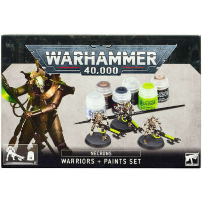 Набор красок с миньками Necron Warriors and Paint Set