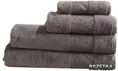 Набор махровых полотенец  Issimo Home Ravenna 30 x 50 Dark Gray 4 шт (500932)