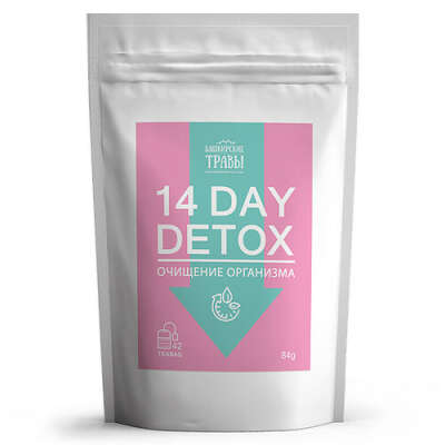 Травяной сбор "Detox 14 day", очищение организма Biopractika