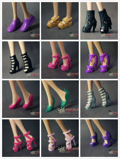 Mix Style Color20 Pair shoes For Barbie
