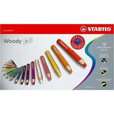 Набор супертолстых цветных карандашей Woody 3 в 1 (18)