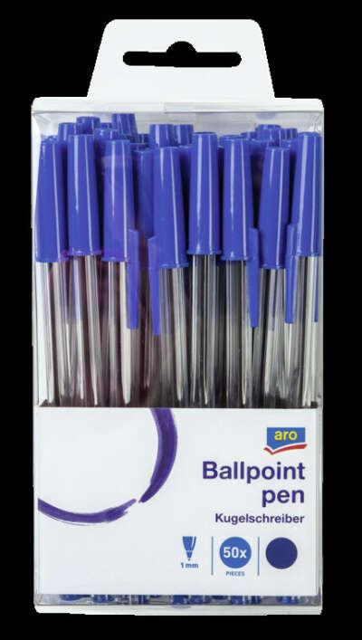Ручки шариковые синие