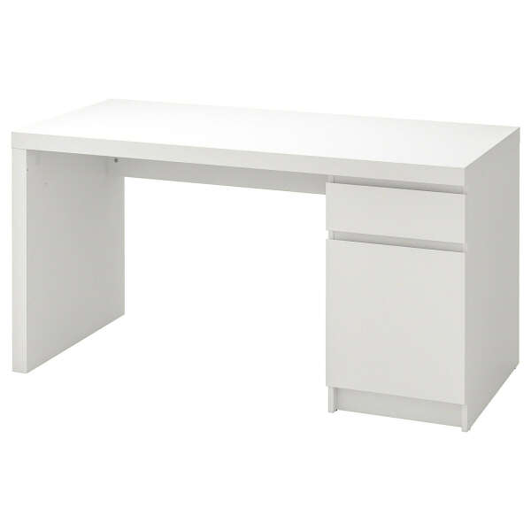 МАЛЬМ Письменный стол, белый, 140x65 см IKEA