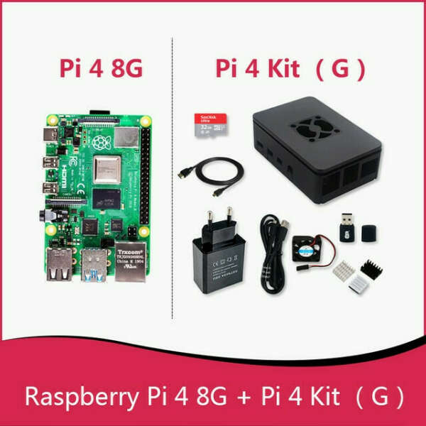Raspberry Pi4 B 8Gb kit