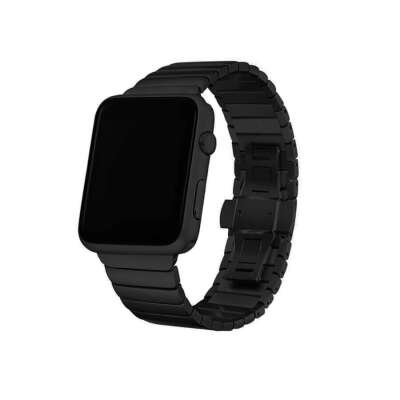 Металический ремешок oneLounge Stainless Metal Strap Black для Apple Watch 42mm/44mm