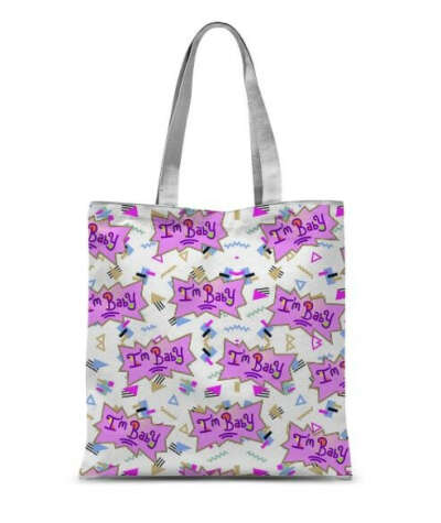 I&#039;M BABY CLASSIC SUBLIMATION TOTE BAG