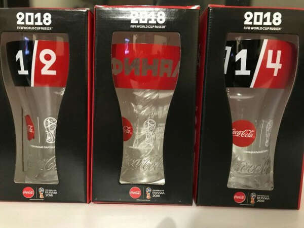 Стаканы Coca cola ЧМ 2018 новые