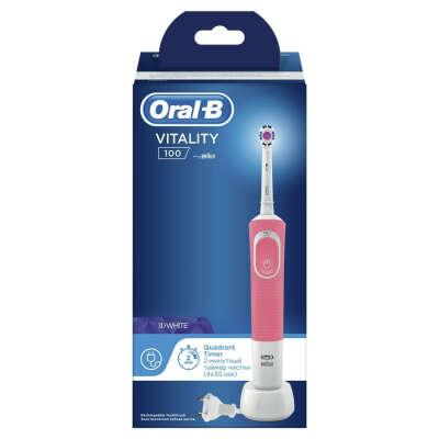 Электрическая зубная щетка Oral-B Vitality 100 , розовый