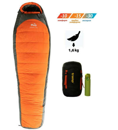 Спальный мешок кокон Tramp Oimyakon T-Loft Compact (правый) 200*80*50 см (-30°C)