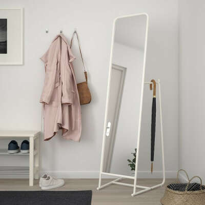 КНАППЕР Зеркало напольное - белый - IKEA