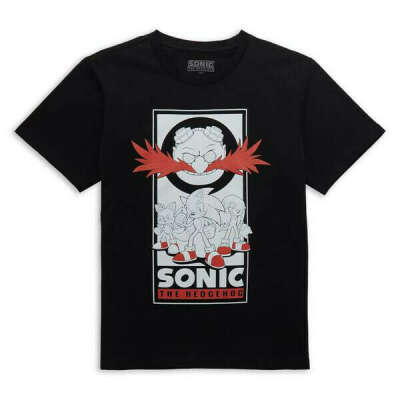 Sonic The Hedgehog Team Up Men's T-Shirt - Black