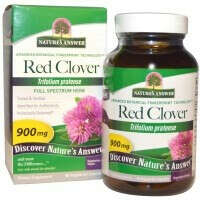 Nature&#039;s Answer, Красный клевер, 900 мг, 90 капсул на растительной основе