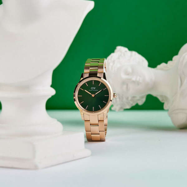 Наручные часы Iconic Link Emerald Daniel Wellington