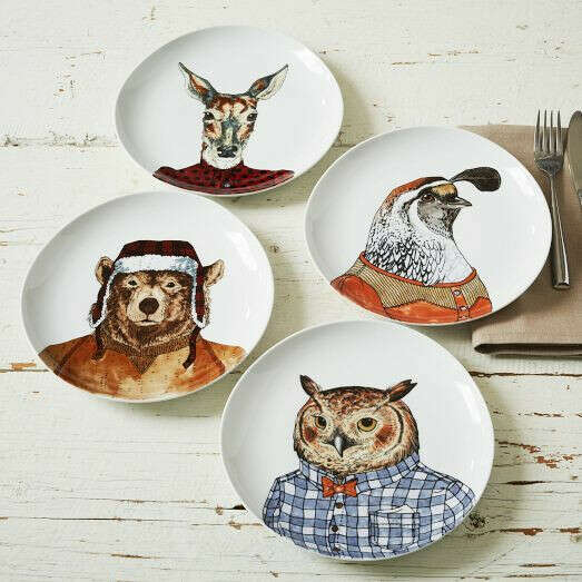 Dapper Animal Plates