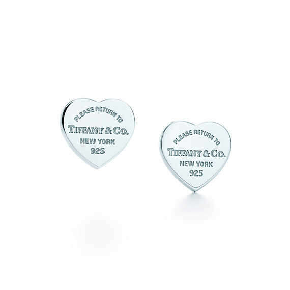 Tiffany & Co. -  Return to Tiffany™: миниатюрные серьги в форме сердца