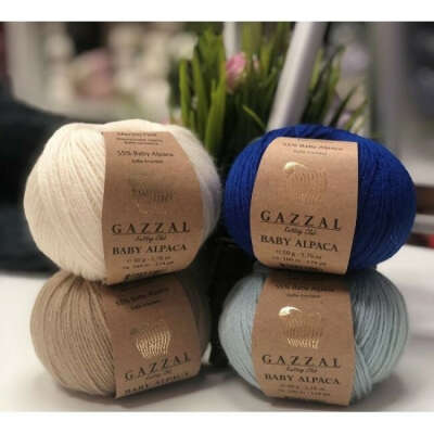 Пряжа Gazzal Baby Alpaca (Газал беби Альпака)