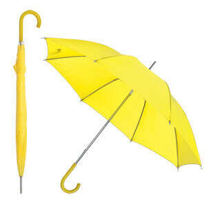Однотонный зонт-трость