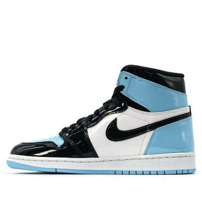 Womens WMNS Air Jordan 1 High OG UNC Patent Leather CD0461-401