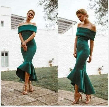 Loreta emerald green mermaid tail dress HIRE ONLY