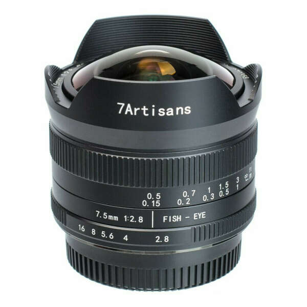 Объектив 7artisans 7.5mm f/2.8 Micro 4/3 mark II, черный