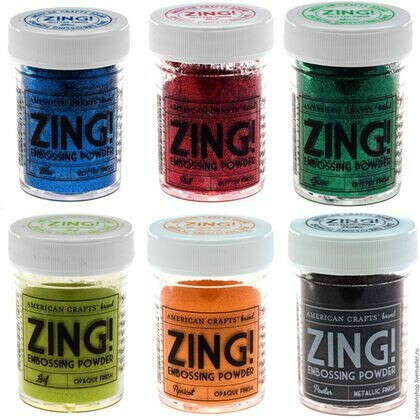 Пудра для эмбоссинга ZING! от American crafts