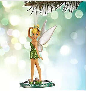 Disney 2015 Tinkerbell Tinker Bell on Mirror Sketchbook Ornament Christmas Holiday Tree Peter Pan