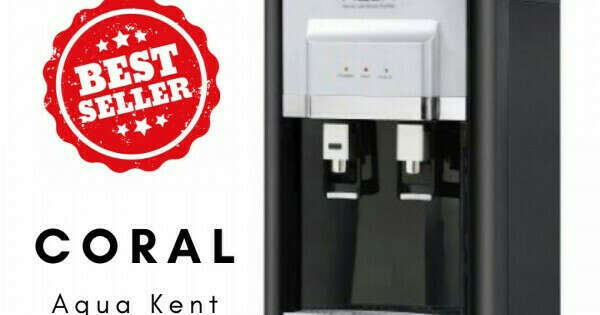 AQUA KENT CORAL TABLE TOP HOT COLD NORMAL WATER PURIFIER - BLACK SILVER