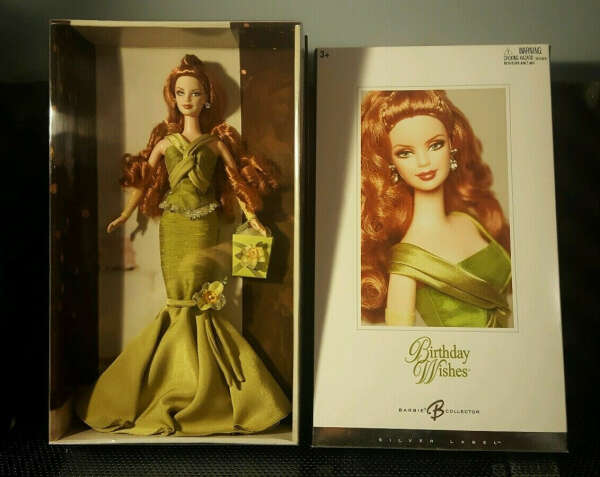 Barbie birthday wishes green dress 2004