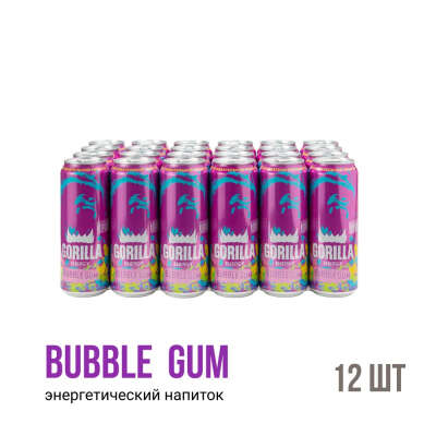Gorilla Buble Gum, 12 шт