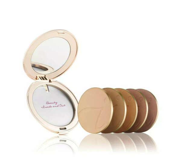 Пудреница для прессованных основ Gold Compact Refillable Jane Iredale