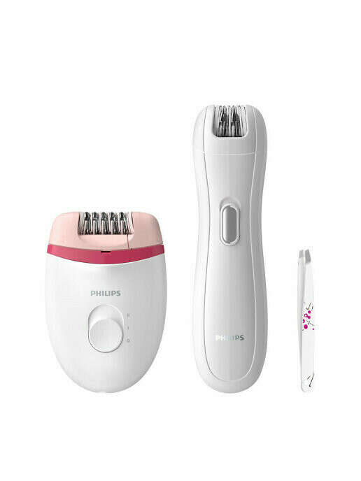 Philips / Компактный эпилятор Satinelle Essential BRP506/00 с мини-эпилятором и пинцетом