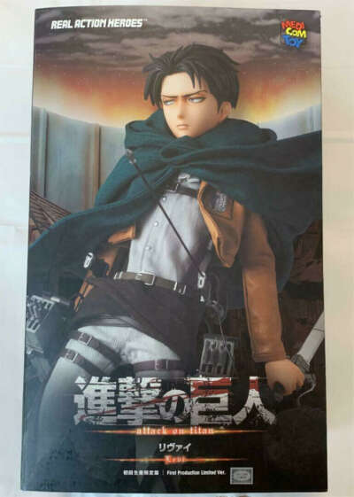 Attack on Titan Levi Action Figure MEDICOM TOY 1/6 Scale RAH Real Action Toy