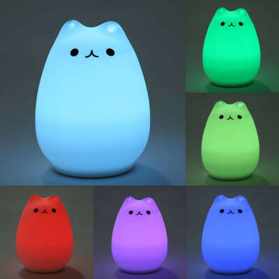 led cat lamp