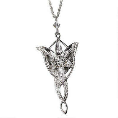 The Lord of the Rings Sterling Silver Arwen Evenstar Pendant