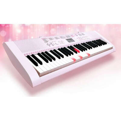 Розовый Синтезатор CASIO LK-127