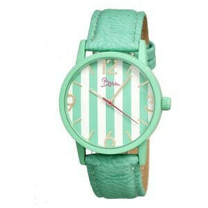 Boum Gateau Turquoise Stainless Steel Case Ladies Watch