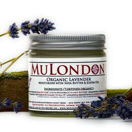 Organic Lavender Moisturiser - MuLondon - Natural Organic Skincare. Based on pure Shea butter and jojoba oil