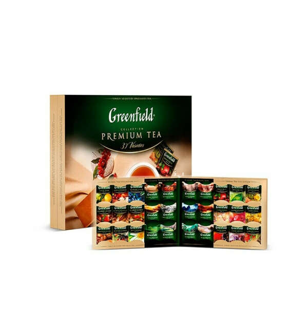 Greenfield collection. Greenfield ассорти 120 пакетиков. Чай Гринфилд 120 пакетиков подарочный. Набор чая Greenfield коллекция 120 пак.. Гринфилд подарочный набор 120 пакетиков.