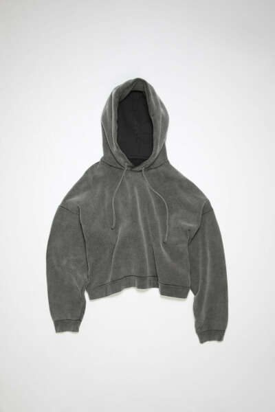HOODED SWEATER  Faded black